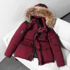 Parka da uomo invernale spesso con cappuccio caldo anatra bianca giacca cappotto cappello piumino staccabile uomo abbigliamento casual outdoor 221125