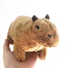 20см грызуны Capybara Cuddle Cartoon Highlochoerus Hydrochaeris Plush Doll Soft Toy Рождественская игрушка для рождественской подарочной игрушки для Ldren J220729