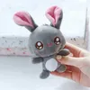 1 Pcs Mini Peluche Grands Yeux Lapin Jouets Petit Pendentif Mignon Doux Rempli Lapin Jouets Couple Cadeau D'anniversaire 12 Cm handanweiran J220729