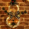 Рождественские украшения светодиодные украшения гирлянды висят украшение дома навидад настенная дверь Год год. Свет 221123