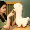 3353 cm witte en bruine alpaca pluche pop baby schattige dierenpop zacht katoen gevulde pop soft speelgoed slaapknuffels j220729