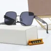 Occhiali da sole freddi telassa da sole per lenti nude per donne telaio in metallo oro acetato blu traslucido abbinato a vari stili Eye2870060