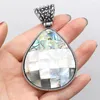 Pendant Necklaces Natural Mother Of Pearl Shell Pendants Drop Shape Abalone Paua Charms For DIY Necklace Jewelry Making Findings