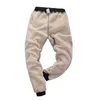 Pantalons pour hommes Hommes Hiver Super Chaud Hommes Épaissir Polaire Jogger Pantalon Thermique Pantalon de Survêtement Taille Élastique Velours L-8XL