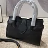 Akşam çantaları ortaçağ çanta çantası büyük tote çanta bayanlar çapraz el çantaları çift g pvc malzeme dikiş kahverengi buzağı deri pochette