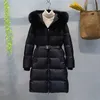 Parkas de styliste pour femmes, manteau épais à col Long, Slim, nouvelle collection hiver 2022, LYCS