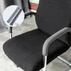 椅子カバー2PCS/セットオフィスコンピュータスパンデックスストライプアームレスト用の弾性アームレストカバー