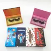 Custom Lashbox Packaging Empty Lash Boxes For Dramatic 25mm 3D Mink Eyelash Empty Eye Lashes Case Cajas De Pestanas