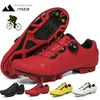 Vestido sapatos unissex de ciclismo mtb com homens chut rodovia de bicicleta de corrida plana de corrida de bicicleta de bicicleta spd mtb zapatillas 221125