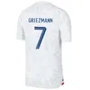 National Team Soccer French Jerseys 2022-23 World Cup MBAPPE GIROUD KONATE RABIOT UPAMECANO GRIEZMANN THURAM KOUNDE HERNANDEZ FOFANA DEMBELE Football Shirt Kits