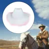 Berets Western Cowgirl Hat Sunhat Jazz Fedoras Caps Широкие края мужчина для отдыха на открытом воздухе пляжные вечеринки костюмы аксессуары