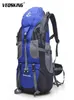Knight 50l utomhus vandring ryggsäckar vattentätt resor berg ryggsäck kung camping klättring väskor sportväskor 220125