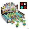 Spinning Top Spinner speelgoed verlicht Spinning Tops Toys Set van 12 UFO met flitsende LED -lichten Drop levering geschenken Nieuwheid Gag DHQ5X