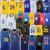 Maglia da basket Stephen Curry Carmelo Anthony 6 23 8 24 James Wiseman Russell Westbrook Davis 0 3 7 Space Jam 2 Menhirts