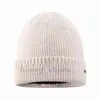 남성용 디자이너 니트 비니 모자 여성 가을 ​​겨울 따뜻한 두꺼운 양모 자수 냉장 모자 패션 스트리트 모자 H1