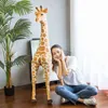 35100cm Simulatie Kawaii Giraffe Cuddly Dolls Soft Kids Ldren Baby Birthday CadeaLuimte Decor J220729