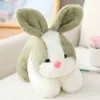 22 cm kawaii 4 cores simulação boneca de pelúcia de coelho recheado bela vida real coelho animal brinquedos home decoração cartoon crianças presentes j220729