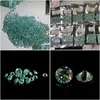 Diamants en vrac 1.0Carats 1.03.0Mm Petite taille Excellente coupe Couleur verte Vvs1 Rond Moissanite Pierre Pierre précieuse en vrac Goutte Delive Dhgarden Dhdby