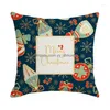 Cushion/Decorative Pillow Pillow Dust Proof Unique Xmas Printing Throw Er Party Supplies Polyester Square Pillowcase Washable For Ho Dhdkj