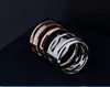 Moda simples marca Titanium Steel Rings Multi-Ring Bands Comfort Fit for Men Women Tamanho 5-10