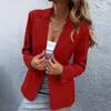 Женские костюмы S-2XL Стильная женская мода повседневная кардигана Blazer Patcwork Office Ladies One Button Business Olde