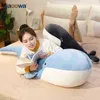 120 cm Giant New Whale Plush Toys Stora mjuk fylld sömnkudde Söt havsdjur Fish Blue Shark Pop Kids Baby Birthday Present J220729