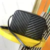 12A All-New Mirror Quality Designer Loulou Camera Bag Small 23cm Womens Real Leather Quilted Zipper Purse Luxurys Handbags Crossbody Black Shoulder Strap Box Bag