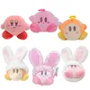 Bambole di peluche Videogioco Kirby Doll Toy Ciondolo Pink Girl Bag Portachiavi Ornamenti Regalo di festa di compleanno 221125