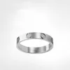 Ca ontwerper ring klassieke liefde schroef ringen luxe merk sieraden mannen en vrouwen mode ring titanium staal legering verguld nooit vervagen niet-allergische breedte 4 5 6 mm