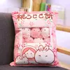 Un Sac 8 Pièce Carotte En Peluche Jouet Simulation Collation Coussin Kawaii Sakura Lapin Dinosaure En Peluche Creative Jouet Pour Enfants J220729