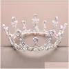 Tiaras 2021 Beautif Princess Headwear Chic Bridal Tiaras Accessories見事なクリスタルパールウェディングとクラウン12110ドロップDHGARDEN DH8AV