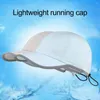 Cycling Caps Peaked Cap Quick-dry Cooling Performance Reflective Plain Fashion Quality Hat For Night Run