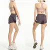 Short de Yoga pour femmes, pantalon court d'exercice, Double couche, vêtements de Fitness, course à pied, vêtements de sport élastiques, jeans