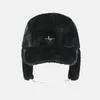 Berets 2022 Baseball Cap Ochrona ucha odporne na zimno czapki zewnętrzne dla kobiet Kapitan Hat Militar