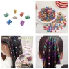 Hårklipp Barrettes Barn Dirty Braid Barrettes Hairpin Button Hair Ornament Hairpins Net Red Baby Head Dress flätor En Dhgarder Dhi9a