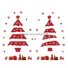 Kerstdecoraties Kerstdecoraties 2022 Merry Tree Wall Stickers HerkUsable Filter Window Santa Snowman Scene Layout met licht DHIPWW