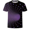 FH48 Męskie koszulki męskie koszulki 2022 Summer Swirl krótkie rękawowe T-shirt swobodne 3DT-shirts moda koszulka streetwearu streetwear
