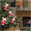 Christmas Decorations Christmas Decorations Climbing Santa Pendant On Rope Ladder Ornament Xmas Tree For Home Holiday Decoration Gif Dh1Gl