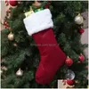 Décorations De Noël Décorations De Noël 2022 Chaussettes Sac Cadeau Kenaf Elk Cadeaux Brodés Pendentif Pour La Maison Arbre Ornements Drop Del Dhcds