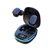 G9S TWS EARPHONES Digital Display Cool Light Flash Sport Run True Wireless Bluetooth 5.1 Headset Gaming hörlurar Earskydd med mikrofon för all telefon