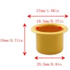 양초 홀더 10pcs 알루미늄 홀더 컵 향기 가벼운 광학적 캔들웨어 바닥