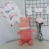 Ins Cute 4570Cm Pink Unicorn With Big Teeth Toy Hugs Unicorn Dolls Home Decor Kids Sussen Dolls Birthday Xmas Gift J220729