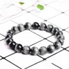 Natural Hawk Eye Stone Beads Strands Bracelets Luxury Bracelet Jewelry for Men Gift