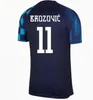 2022 Modric Kroatien Soccer Jerseys Perisic Lovren Majer Kovacic Kramaric Football Shirts Mens Brozovic Vlasic Pasalic Budimir Uniform National Team Kids Kit