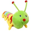 Gevulde dierencadeau Cartoon Soft Plush Toys Caterpillar Pillow Plush Cushion J220729