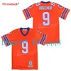 American College Football Wear 9 Bobby Boucher Jersey The Water Boy Film Hommes Football Jersey Haute Qualité 100% Cousu Noir S-3XL