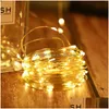 Christmas Decorations Christmas Decorations For Home 1M10M Copper Wire Led String Lights Ornament Xmas Tree Garden Year 2022Christma Dhmkh