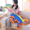 Funny Soft Gecko Cuddly Animal Chameleon Haggard Sussen Toy Soft Cushion Doll Gift ldren Christmas Gifts J220729