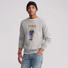 23SS Fashion Classic Print Bear T-Shirt Men's Polos Long Sleeve Pullover Designer Crew Neck Men's S-XXL