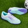 Kleidschuhe 2022 Fußball für Männer Erwachsene Atmungsaktive Fußballstiefel Jungen Professionelle Spielfeld TFFG Stollen Kinder Trainling Sneakers 221125